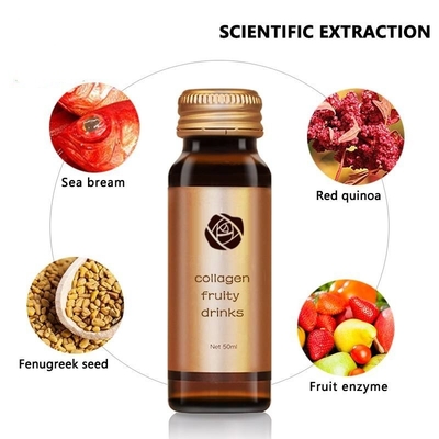 OEM/ODM 50ml Kolagen Sarang Burung Kecantikan Elastis Alami dan Minuman Cairan Oral Kecantikan