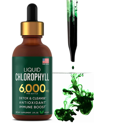OEM Private Label Liquid Chlorophyll Ekstrak Herbal Chlorophyll Drops Suplemen Energi