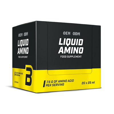 OEM ODM kebugaran Vitamin C Minum Minuman Energi Amino Asam Amino Cair Suplemen asam amino OEM