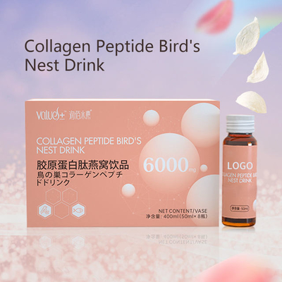 OEM Beauty Skin Whitening dan Anti Aging Beauty Collagen Peptide Bird's Nest Oral Liquid