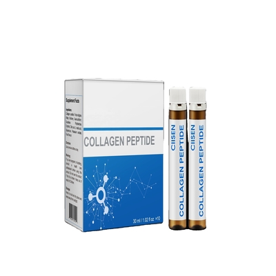OEM Solusi Pemutih Dan Perawatan Kulit, Minuman Kecantikan, Larutan Oral Kolagen Peptida Molekul Mikro