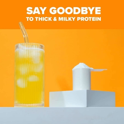 Hot Sale OEM Clear Whey Isolate Protein Powder Nol Laktosa Nol Gula Rasa Nanas Mangga Ramah Keto