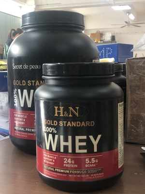 OEM 5lb Private Label Whey Protein Isolate Powder Body Muscle Building Gold Standard 100% Protein Powder