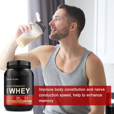 OEM 5lb Private Label Whey Protein Isolate Powder Body Muscle Building Gold Standard 100% Protein Powder