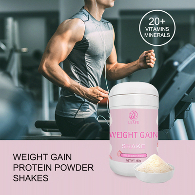 Suplemen Penambah Berat Badan Bubuk Protein OEM Dengan Berbagai Vitamin Untuk Gym Wanita