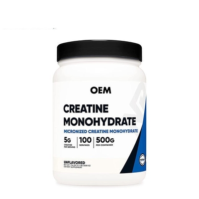 OEM Pure Grade Creatine Monohydrate Micronized Powder Suplemen Pasca-Latihan