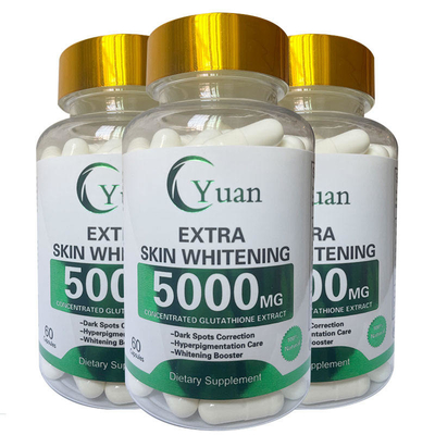 5000MG 3X Extra Whitening Pearl Powder OEM Glutamax Glutathione Pil Pemutih Kulit