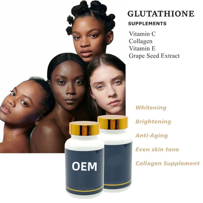 OEM Suplemen Kecantikan Sehat Efektif glutathione kapsul pemutih kulit