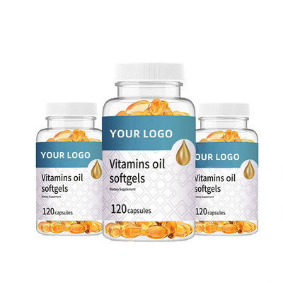 OEM 5000iu Vitamin D3 Kapsul Softgel suplemen kalsium OEM Vitamin D3 K2 Softgel