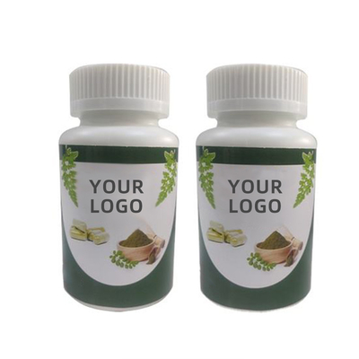 OEM Moringa powder private label kapsul kelor organik menyesuaikan bubuk daun kelor