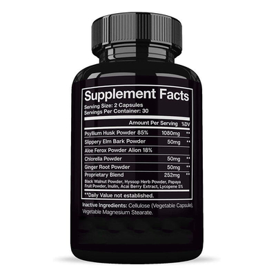 OEM Best Selling Private Label Colon Cleanse Weight Loss Pills Slimming Capsules Probiotik Detox Capsules