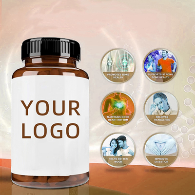 OEM Magnesium Glycinate Capsules Dukungan Vegan Magnesium Sitrat Oksida Untuk Sleep Magnesium L-Threonate Capsules