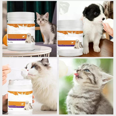 OEM Small Pet Nutrisi Tinggi Whole Fat Sheep Milk Powder Dog Vitamin Probiotic Powder