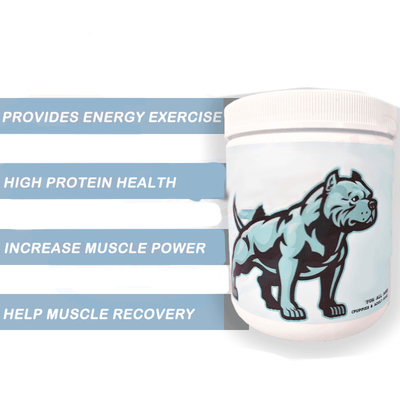 OEM Natur Pet Nutrit Training Dapatkan Suplemen Tablet Kesehatan Otot Gain Builder Dog Weight Gain Suplemen Protein