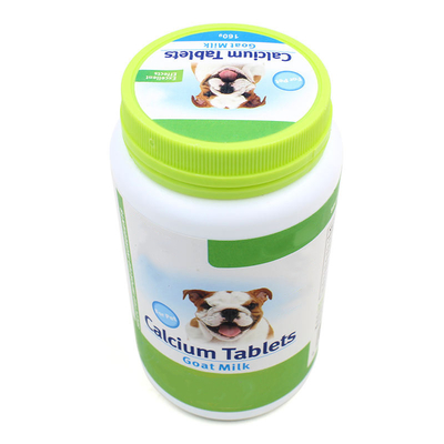 2G/PC OEM Suplemen Nutrisi Hewan Peliharaan Vitamin Susu Kambing Suplemen Kalsium Anjing