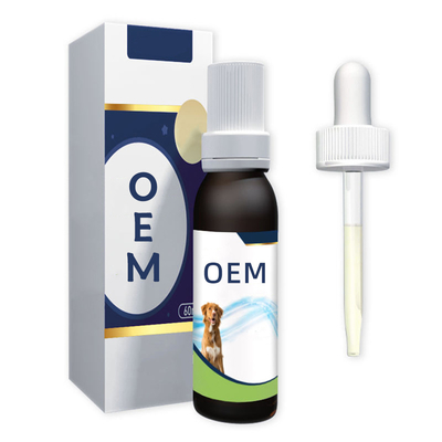 OEM Pet Eye Drops Suplemen Gizi Hewan Peliharaan Untuk Anak Anjing Dan Anak Kucing