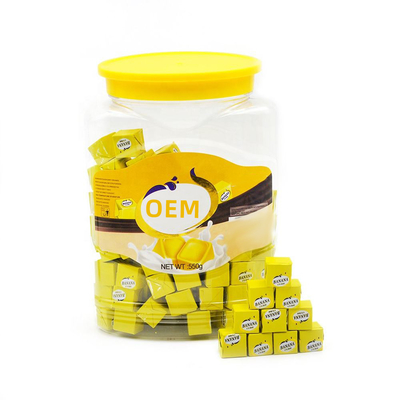 Banana Milk Chocolate Chewy Press Tablet Permen OEM