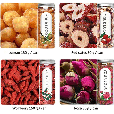 OEM 40 teh herbal Cina halus yang berbeda dengan sifat anti kecemasan
