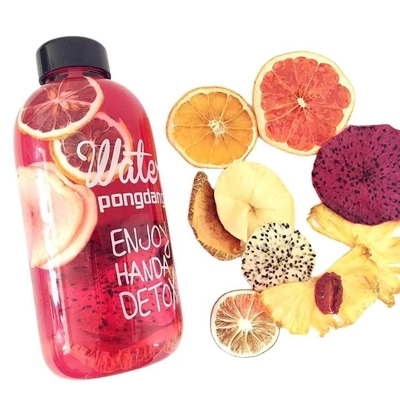 Grosir Pabean Kemasan OEM Teh Celup Teh Buah Kering, Teh Detox Iris Buah Organik Buatan Tangan Alami