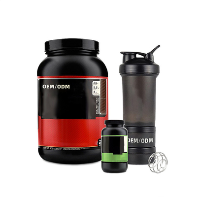 OEM ODM Private Label Whey Protein Isolate Soy Protein Pea Protein Solid Minuman Untuk Orang Kebugaran