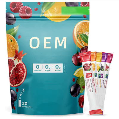 Label Pribadi Minuman Padat OEM Bebas Gula Suplemen Latihan Mens Womens Menyegarkan Menghidrasi