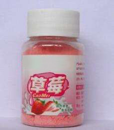 Food Grade OEM Fruit Strawberry Flavour Powder Untuk Es Krim