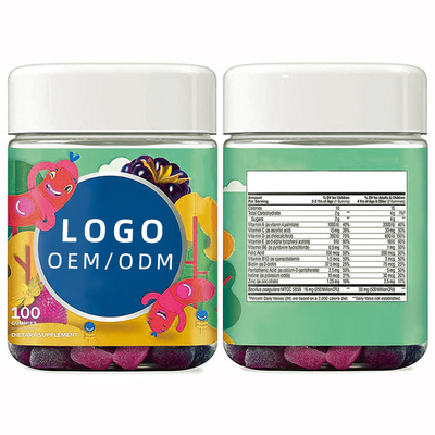 Suplemen Gizi Anak OEM Multivitamin Gummies Daily Healthcare Immune Booster Gummy