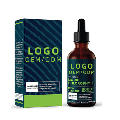 OEM / ODM Chlorophyll Liquid Menjatuhkan 100% Penguat Energi Konsentrat Alami, Dukungan Pencernaan Dan Sistem Kekebalan Tubuh