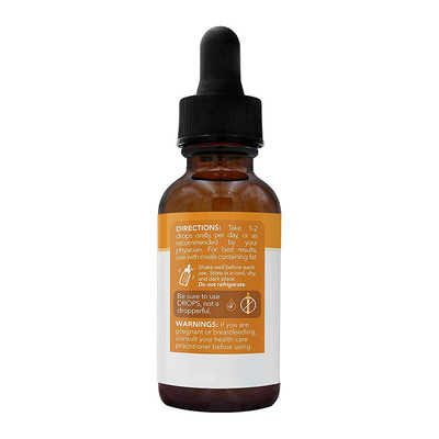 Semua Natural Non GMO OEM Vitamin D3 Dengan K2 Liquid Drops