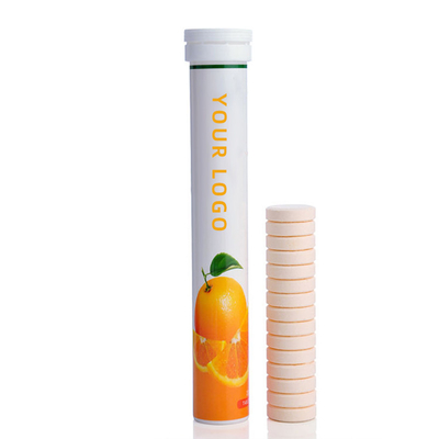 GMP Tablet Medis OEM Vitamin C Effervescent Tablet Untuk Kulit Putih