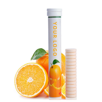 GMP Tablet Medis OEM Vitamin C Effervescent Tablet Untuk Kulit Putih