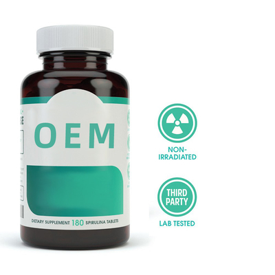Organik 3000mg Spirulina Kapsul 90 Tablet/Botol Hijau Superfood Suplemen Perawatan Kesehatan