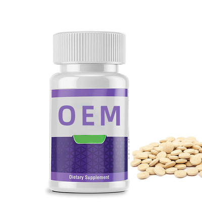 ODM OEM Tablet Yodium 65mg Tablet Kalium Yodium Tiroid Mendukung Pil Suplemen Yodium