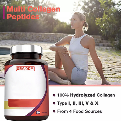 60/90 / 120cts / Botol Wanita Suplemen Nutrisi Kolagen Suplemen Makanan Kapsul Pemutih