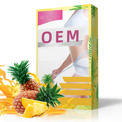 Suplemen Nutrisi Wanita Kesehatan Detoks Bubuk Penurunan Berat Badan Private Label Rasa Nanas