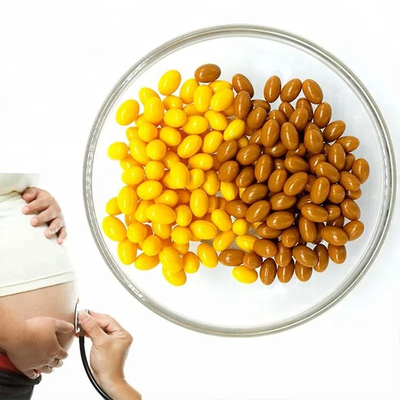 Pelanggan Disesuaikan Wanita Suplemen Prenatal Folic Acid Softgel Dalam Bulk