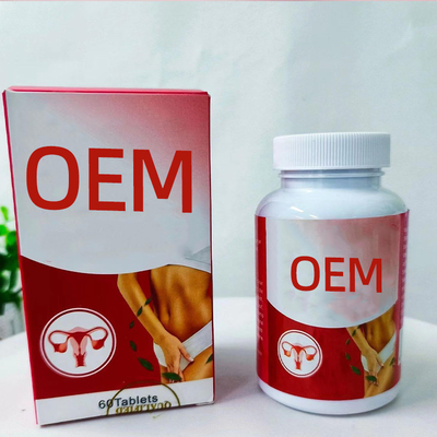 Natural 60pcs Cina Herbal Candy Wanita Pembersihan hangat rahim Detox fibroid