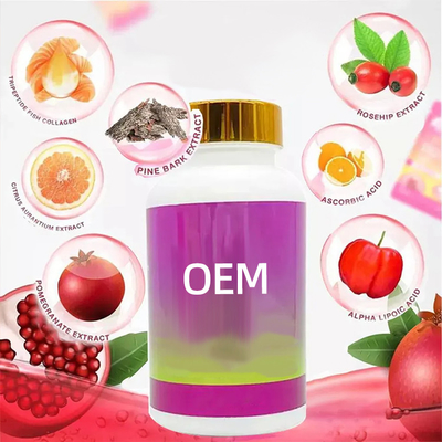 OEM Glutathione pil pemutih kulit 60pcs/Soft Gel