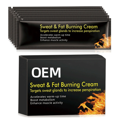 Peningkatan Latihan Label Pribadi Pembakaran Lemak Penurunan Berat Badan Slim Cream 100g Untuk Pria Wanita