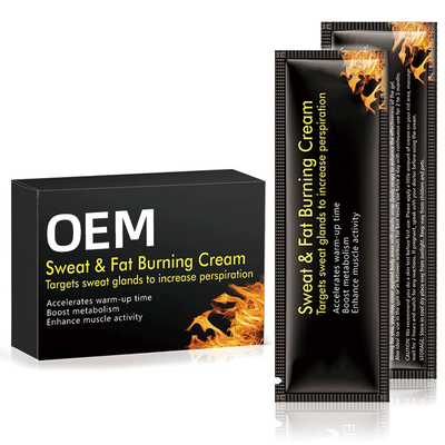 Peningkatan Latihan Label Pribadi Pembakaran Lemak Penurunan Berat Badan Slim Cream 100g Untuk Pria Wanita