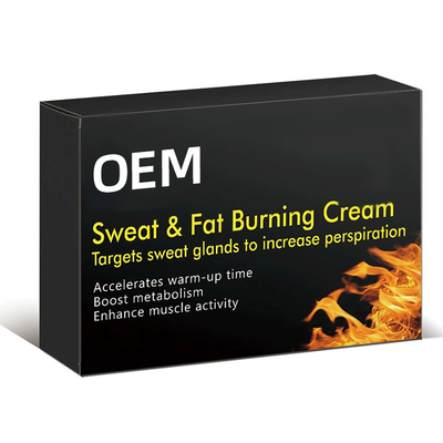 Peningkatan Latihan Label Pribadi Pembakaran Lemak Penurunan Berat Badan Slim Cream 100g Untuk Pria Wanita