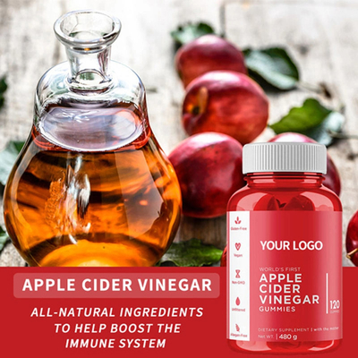 OEM Private Label Custom Vitamin Gummies Berat Badan Rugi Apple Cider Vinegar Gummy Candy
